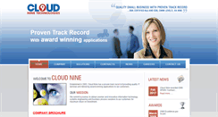 Desktop Screenshot of cloudninetech.com